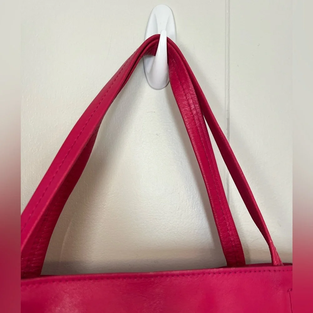 CELINE Horizontalkava Tote‎ Bag Pink Leather 100% authentic